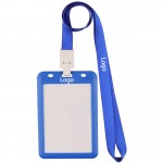 Promotional Enlarged ID Card Badge Holder with Telescopic Lanyard