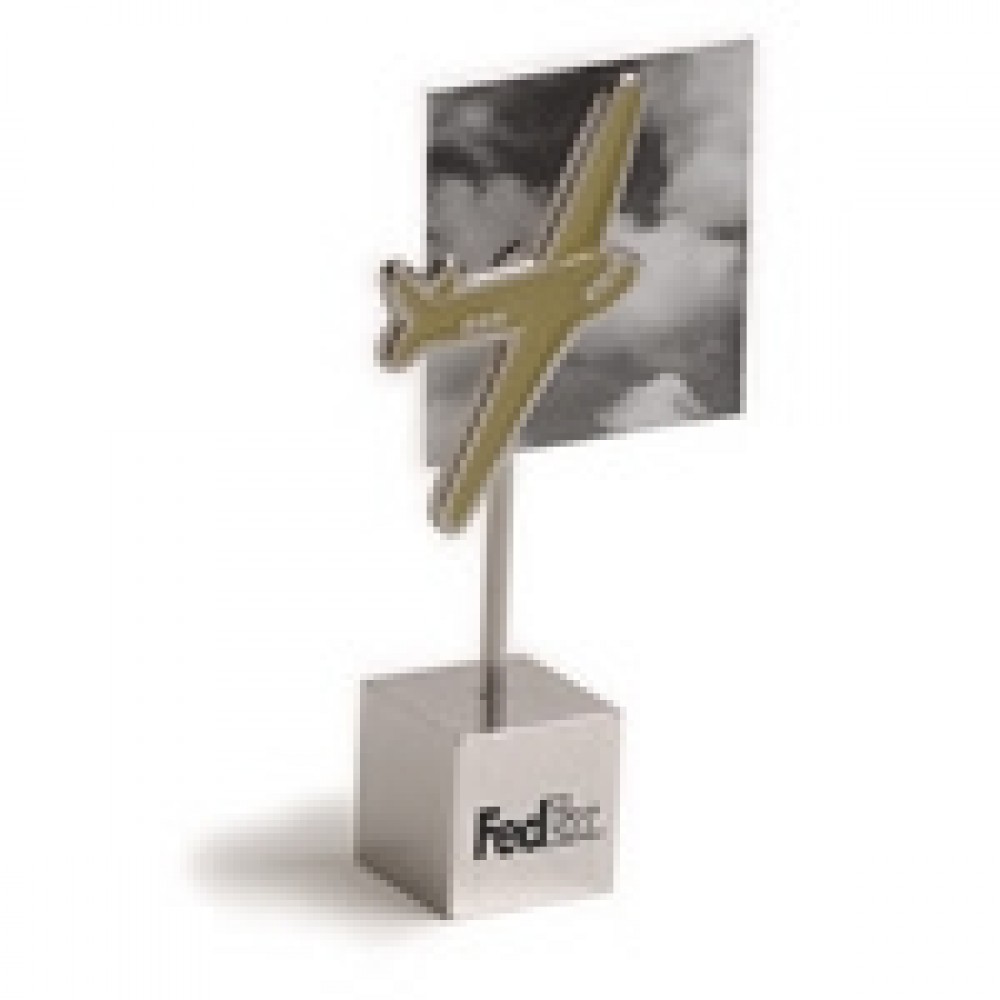 Custom Printed Airplane Shape Magnet Note Holder Custom Printed Airplane Shape Magnet Note Holder