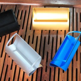 Modern Aluminum Business Card Holder for Desk with Logo