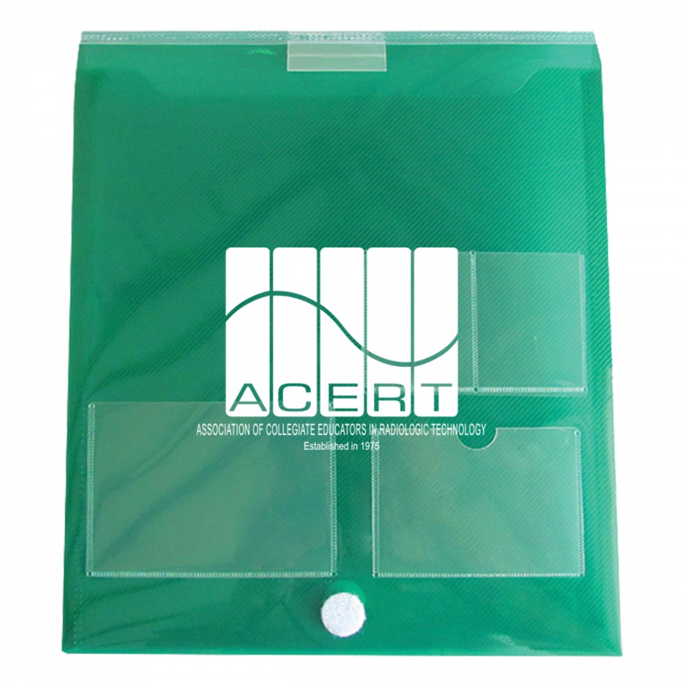 Top Open Registration Case w/Business Card Holder with Logo