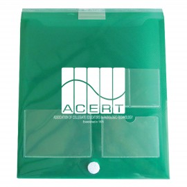 Top Open Registration Case w/Business Card Holder with Logo