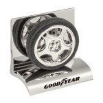 Tire-Shaped Business Card Holder with Logo