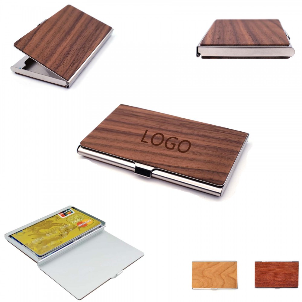 Custom Wood Business Card Case Holder Custom Wood Business Card Case Holder