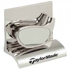 Logo Branded Chrome Metal Golf Club Business Card Holder  Logo Branded Chrome Metal Golf Club Business Card Holder