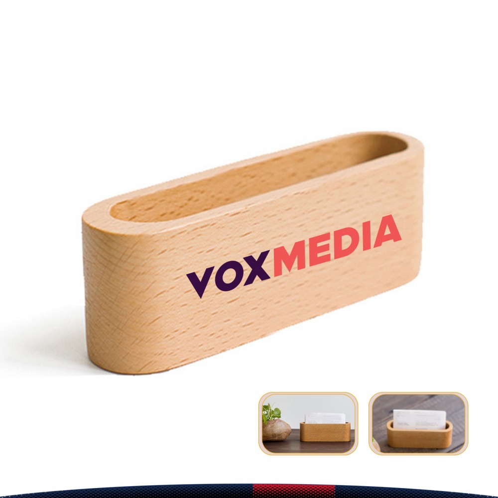 Linva Business Card Holder with Logo