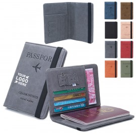 RFID Blocking Travel Passport Holder with Logo