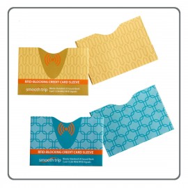 Logo Branded Smooth Trip Travel Gear by Talus RFID Blocking Card Protectors, 2 Pack, Gold & Teal Blue  Logo Branded Smooth Trip Travel Gear by Talus RFID Blocking Card Protectors, 2 Pack, Gold & Teal Blue