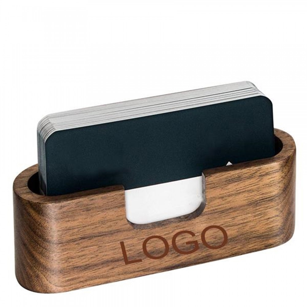 Custom Printed Wood Desk Business Card Holders Custom Printed Wood Desk Business Card Holders