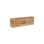 5" Beech Wood Business Card/Pen Holder with Logo