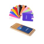 Custom Printed Silicone Card Wallet for Mobile Phone
