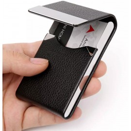 PU Leather Business Card Holder with Logo  PU Leather Business Card Holder with Logo