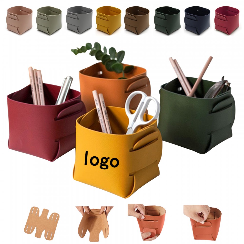 Leather Pen Holder with Logo Leather Pen Holder with Logo