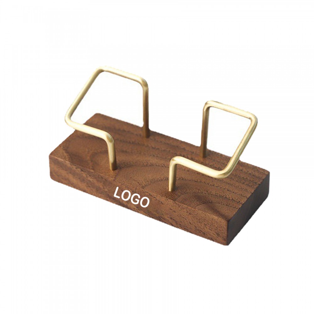 Custom Wooden Desk Business Card Holder Custom Wooden Desk Business Card Holder
