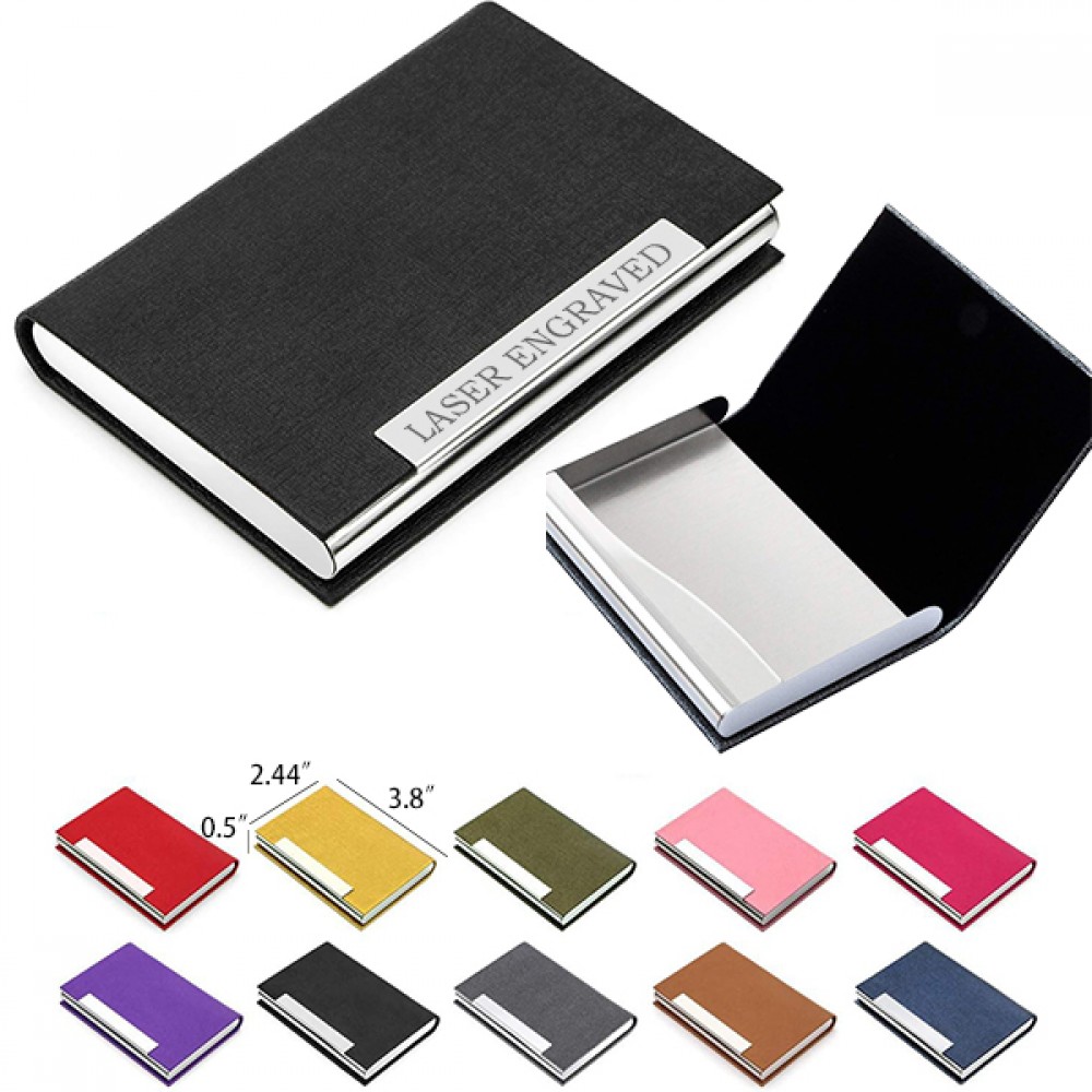 Customized Custom Engraved Business Card Case Customized Custom Engraved Business Card Case
