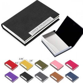 Customized Custom Engraved Business Card Case