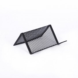 Personalized Metal Mesh Desk Business Card Holder  Personalized Metal Mesh Desk Business Card Holder