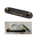 Personalized Two Tone Solid Brass Deluxe Name Card Holder - ON SALE - LIMITED STOCK
