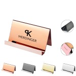 304 Stainless Steel Desktop Name Cards with Logo