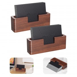 Customized Wood Business Card Holder  Customized Wood Business Card Holder