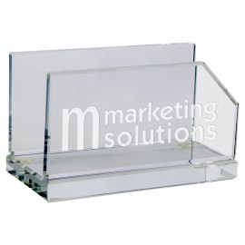 Clear Business Card Holder Custom Imprinted  Clear Business Card Holder Custom Imprinted