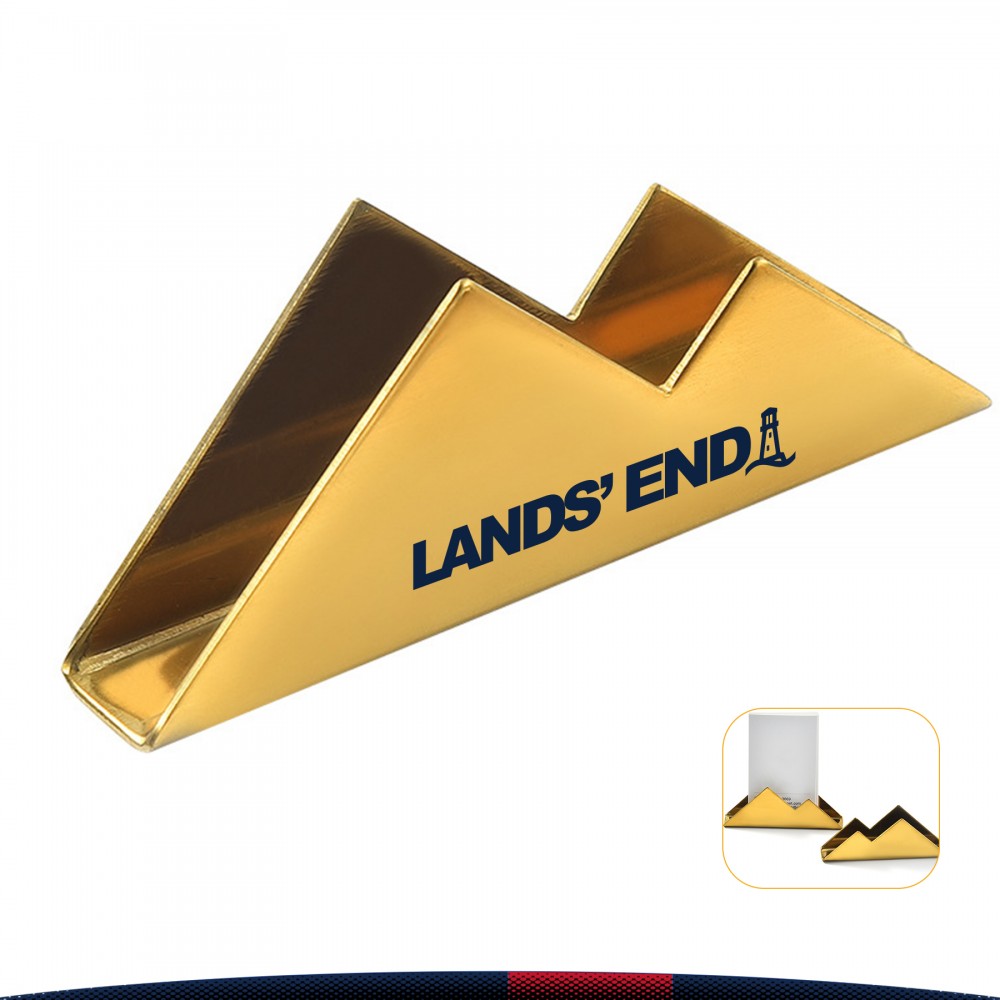 Logo Branded Mountain Shape Card Holders