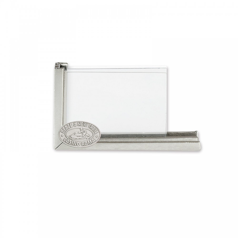Promotional Business Card Holder with Glass Panel