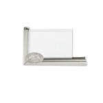 Logo Branded Business Card Holder with Glass Panel