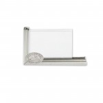 Business Card Holder with Glass Panel with Logo