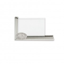 Business Card Holder with Glass Panel with Logo