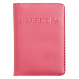 Smooth Trip Travel Gear by Talus RFID Blocking Passport Protector,Red with Logo