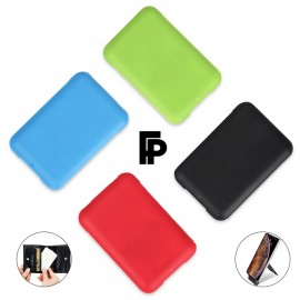 Custom Imprinted Cable Storage Box with Phone Stand /Multi functional Data Cable Storage Box