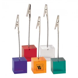 Cube Memo Holder with Logo  Cube Memo Holder with Logo