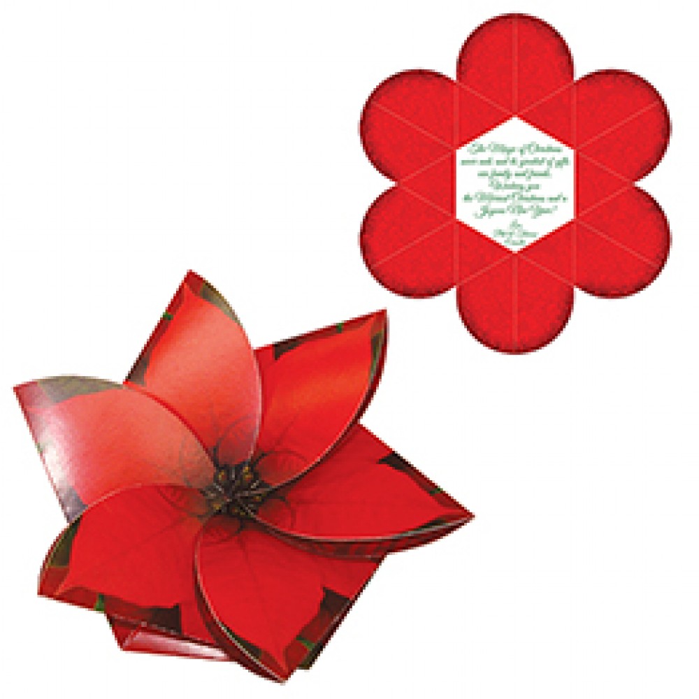 Foldable Flower Gift Card Holder Digital with Logo