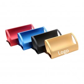 Customized Q-shaped Desktop Metal Business Card Holder  Customized Q-shaped Desktop Metal Business Card Holder