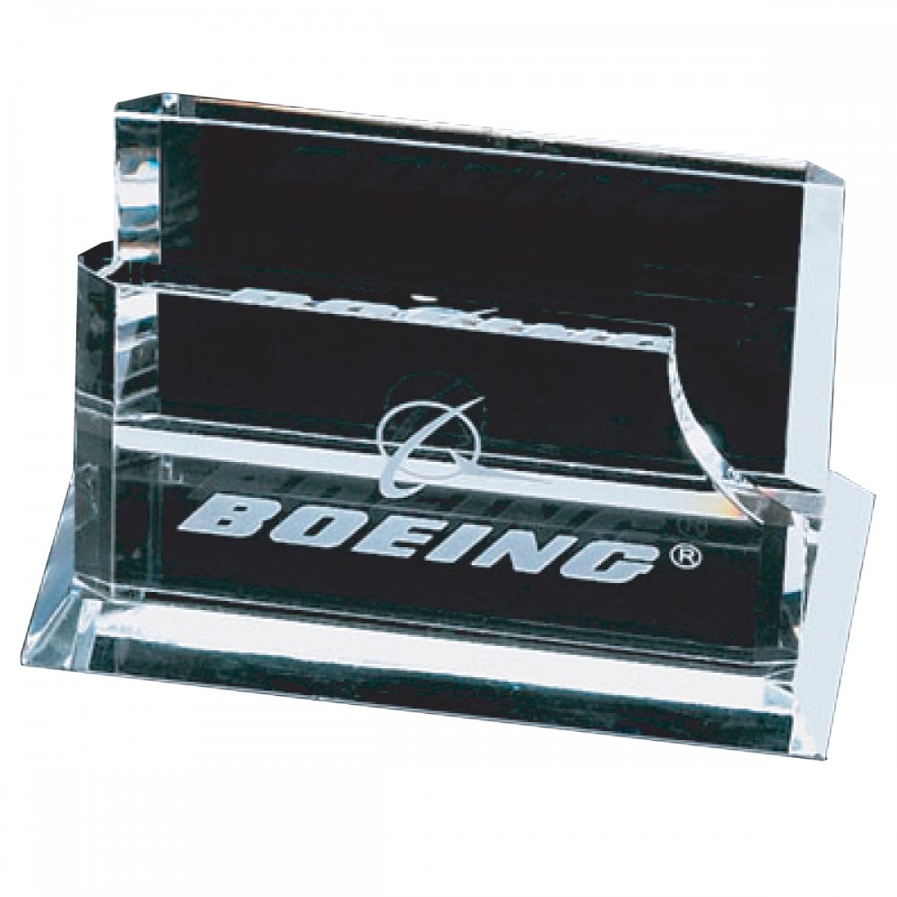 Crystal Business Card Holder Custom Printed Crystal Business Card Holder Custom Printed