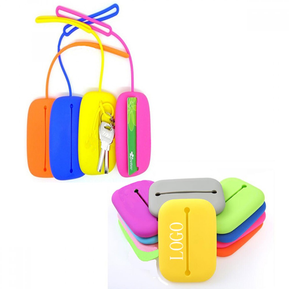 Logo Branded Silicone Key Cases/Card Holder Logo Branded Silicone Key Cases/Card Holder