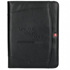 Custom Wenger Recycled Zippered Padfolio  Custom Wenger Recycled Zippered Padfolio