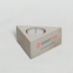 Triangle Candle Holder with Logo