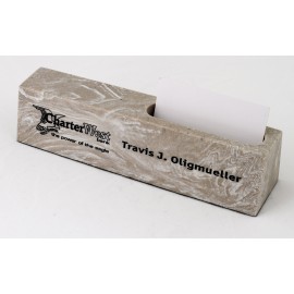 Name Bar w/Business Card Holder with Logo  Name Bar w/Business Card Holder with Logo
