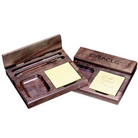 Wood Pen & Pencil Memo Set with Logo  Wood Pen & Pencil Memo Set with Logo