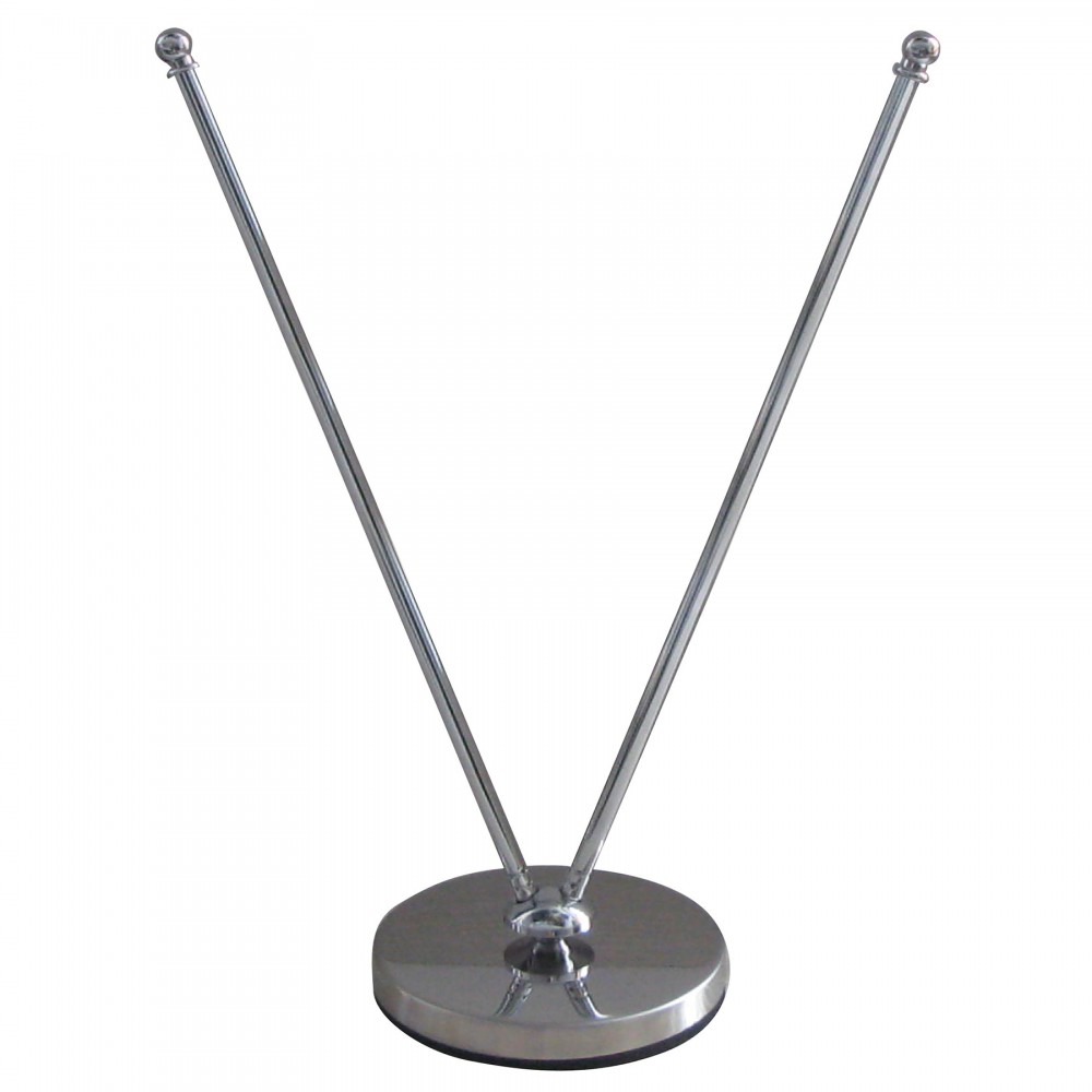 Laser-etched 5.1-6.9" Metal Telescopic Flagpole for Two Flags Laser-etched 5.1-6.9" Metal Telescopic Flagpole for Two Flags