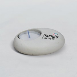 Rock Candle Holder with Logo