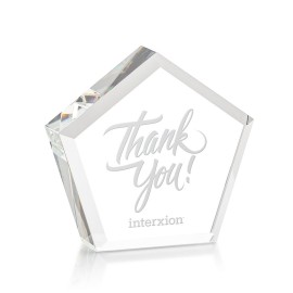 Promotional Genosee Paperweight - Optical 4"