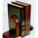 Rosewood Finish Book End - Single with Logo