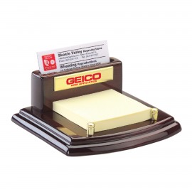 Business Card Holder with Note Pad Holder with Logo