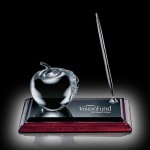Apple on Albion Pen Set - Chrome Custom Etched