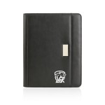 Custom Deluxe Padfolio Folder Plus W/Zipper Closure
