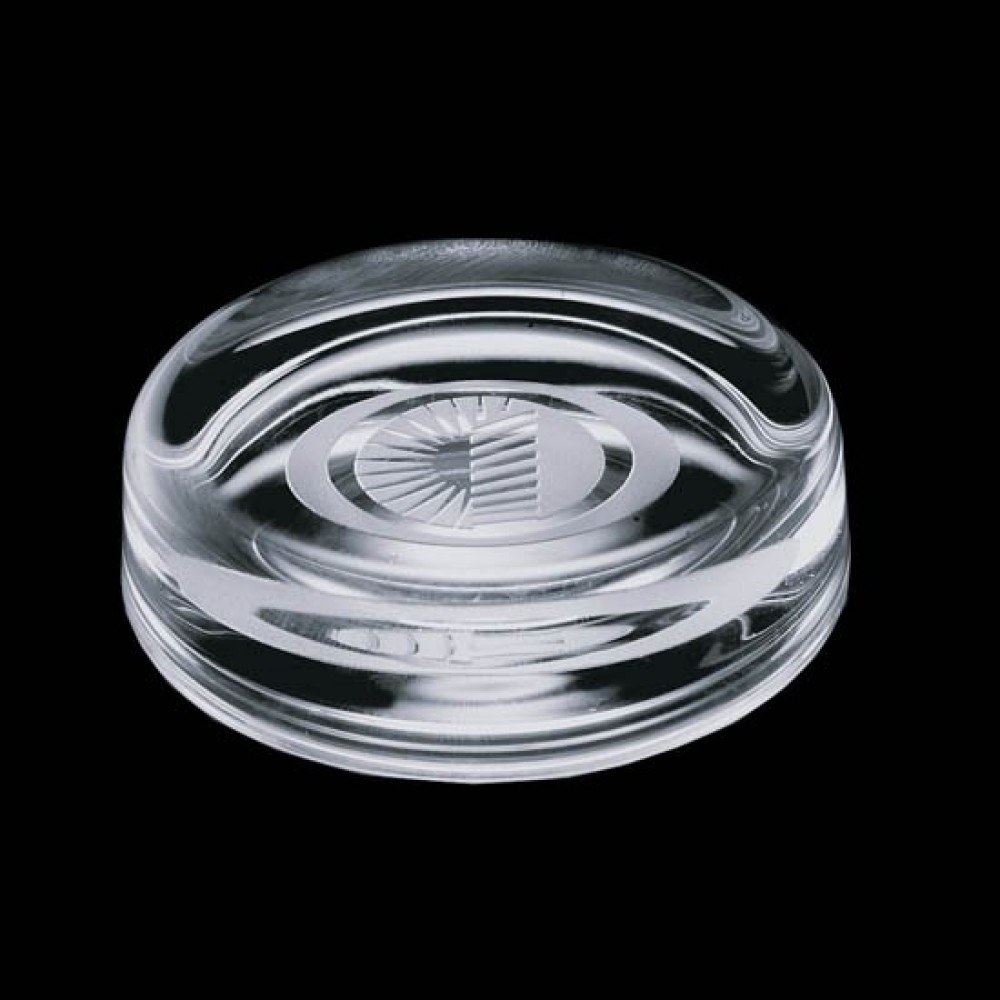 Laser-etched Paperweight - 2" Round (Small) Laser-etched Paperweight - 2" Round (Small)