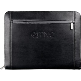 Metropolitan Zippered Padfolio with Logo  Metropolitan Zippered Padfolio with Logo