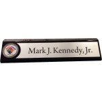 Logo Branded 10" Black Piano Desk Wedge